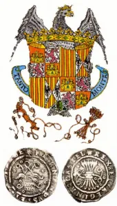 Escudo de los Reyes Católicos,  crédito foto: http://www.hoyzalamea.es/